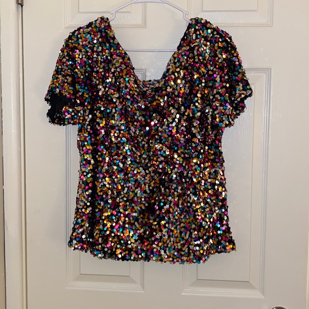 This top brings all the sparkle!